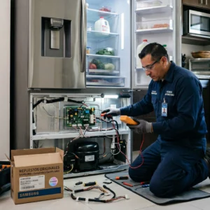 Reparación de refrigeradores Samsung con refacciones originales