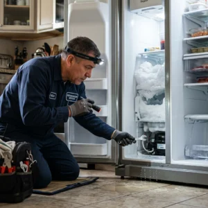 Mantenimiento de refrigeradores para solucionar fugas de agua y hielo excesivo